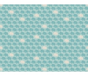 Baumwolle - Elefanten mint